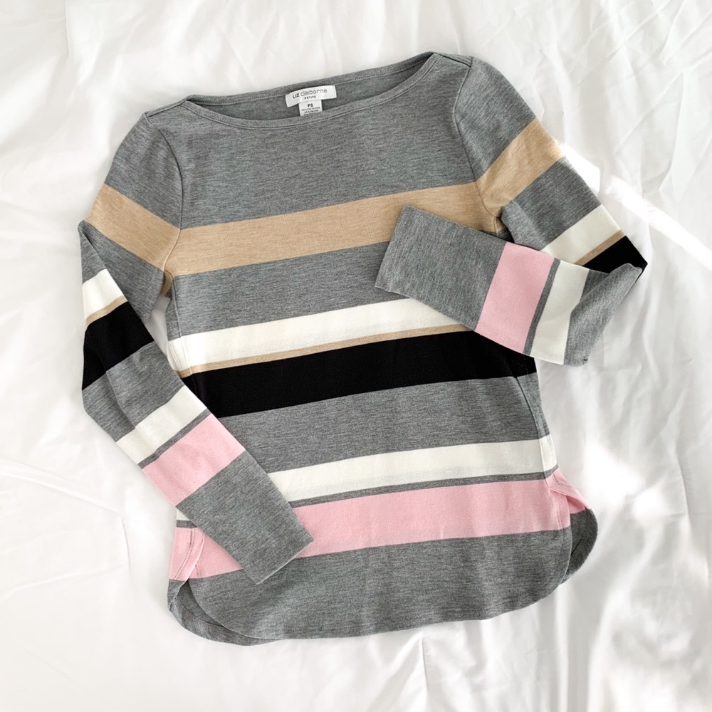 Liz Claiborne Petite Long Sleeve Top